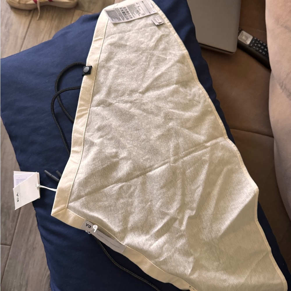 Adidas Y-3 cream bandanna